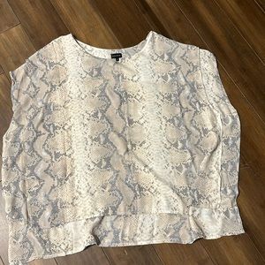 Snake Print Blouse